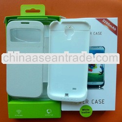 For Samsung Galaxy S4 I9500 LED Backup External Battery Charger Power Bank Case