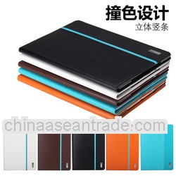 For ipad air case PU Leather PU Leather Thin Smart Case 360 Rotating Stand case for ipad air