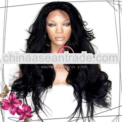 Free parting 100% virgin human hair full lace wigs&front lace wigs with(out)silk top super wavy