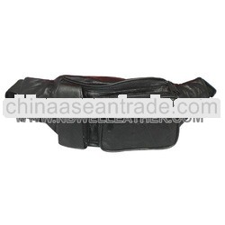 Genuine Leather Patchwork Waist Pack