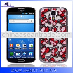 Glitter PC Butterfly Clear Case For Samsung Galaxy S4