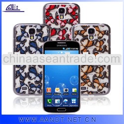 Glitter PC Butterfly Hard Covers For Samsung Galaxy S4