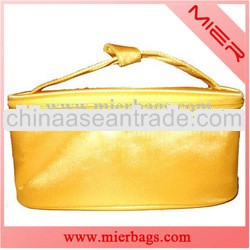 Gold Colour Cosmetic Bag