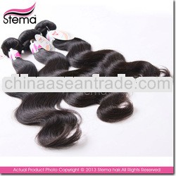Grade 5A+ top quality soft and smooth full and thick ends no gray hair no split ends virgin hair wea