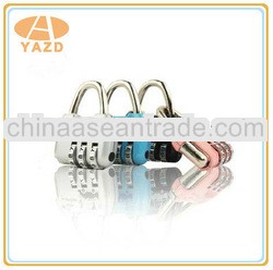 HOT Fashionable 3-Dial combination lock,small combination lock box