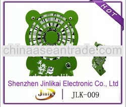 HOT sale metal speed control desk portable 12V dc table fan with USB hub