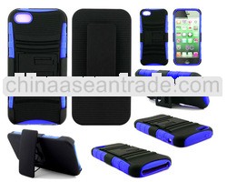 Heavy duty shell holster hybrid belt clip case for iPhone 5C