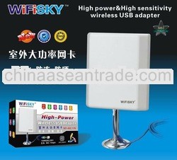 High Level 2000mw 11b/g/n Outdoor WiFi Adapter