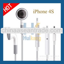 High Quality Newest Cap and Earphones&Headphone With Mic and Remote For iPhone 4S From Earbud Ho