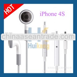 High Quality Newest Skull Earphones&Headphone With Mic and Remote For iPhone 4S From Earbud Hold