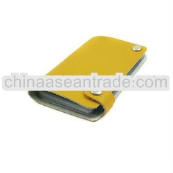 High quality leather pocket business card holder