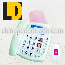 Home care logo customized spring coil antenna sos emergency telephones, water proof phone