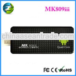 Hot Rockchips 3188 mk809iii android mini pc Android 4.2.2 Quad Core with bluetooth ----MK809II