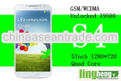 Hot Sale!!! I9500 S4 1:1 Copy Wifi 3G Unlocked Phone 5" Quad Core Android 4.2 720P Best Galaxy 