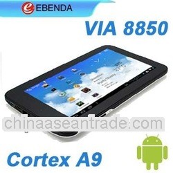 Hot selling 7" cheapest capacitive VIA 8850 cortex-a9 android 4.0.3 tablet pc