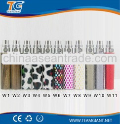 Hot selling Christmas gift 100% crystal czech led light ego vapor cigarette vaporizers wholesale