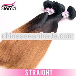 Hot selling Truscend grade 5a unprocessed virgin Brazilian ombre hair