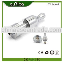 Huge vapor,high quality ecig protank x9 atomizer wholesale in 2013 new products