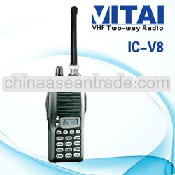 IC-V8 Handheld VHF 136-174Mhz 5.5w 100 Channels VHF Marine Radio