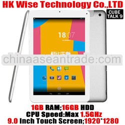 In Stock! 9'' IPS Android 4.2 3G Tablet PC Cube Talk9/U39GT 16GB ROM MTK8389T Quad Core 1.5G