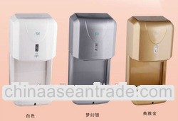 Infrared sensor hand dryer with removable tray