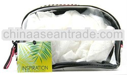 Inspiration Clear Zippered Cosmetic Bag for Purse bulk make up woman purse bag hot sale