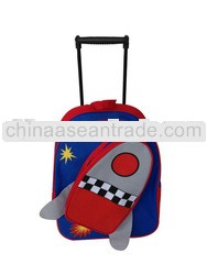 Kids School Bag With Wheels Cute Cartoon Trolley Bag