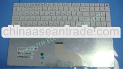Laptop keyboard For GATEWAY ID15.6 packard bell TM81 TM86 TM87 TM89 TM94 TX86NV50 white RU layout V1