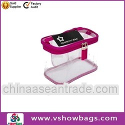 Lastest woman brand fashion pvc bag with professional design with handle