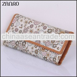 Latest Designer Fashion Floral Print Imperial Leather Wallet