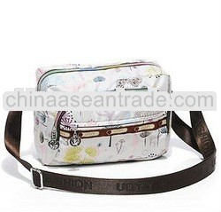 Latest design flower pattern messenger bag