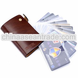 Leather Cover Multiple Card Holder