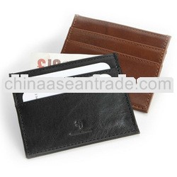 Leather parking ticket holder