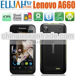 Lenovo A660 Phone Russian Android 4.0 Tri-Proof Smart cell phone MTK6577 Support 55 Laguage 3G telep