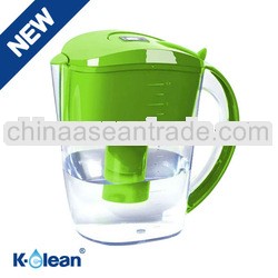 Low negative ORP and weak alkaline water jug with filter