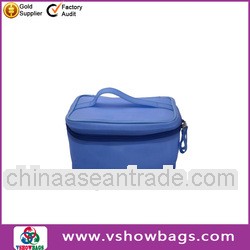 Luxury black patent pvc mesh zipper bag with flower shape