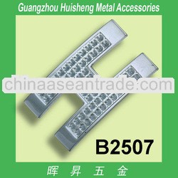 Luxury metal bag accessories metal rhinestone buckle bags buckle