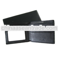 Men leather vera pelle wallet