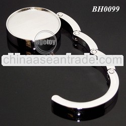 Metal Silver Blank Bag Hanger