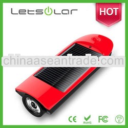 Multifunction emergency solar charger with toch and alarm