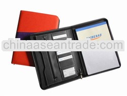 Multifunction leather portfolio