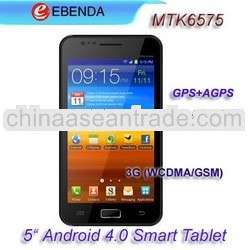New 5inch dual camera phone call tablet pc full function 6575MTK dual sim cards android4.0 build in 