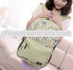 New Style Pattern Fabric Cute Student Bags