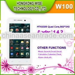 New arrived thl W100 android phone quad core MTK6589 4.5 inch HD Screen Android 4.2