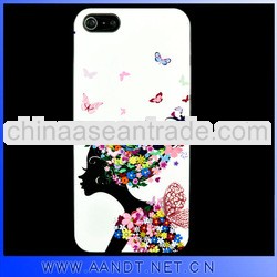 New case for iphone5 white PC cell phone cover