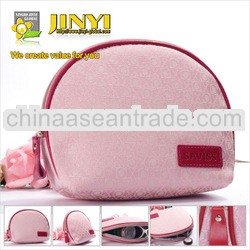 New design jacquard poly cosmetic bag small beauty case bag