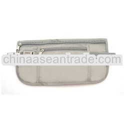 Nylon Grey Currency Organizer