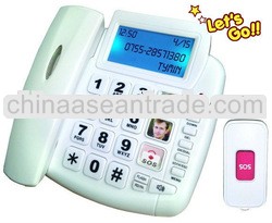 On sale 2014 emergency sos telephone, mini-price table phones, 6 language selectable phones