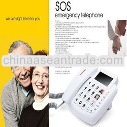 One-one telephone coaching sos telephone, 20 meters remote controller emergency phone with no song
