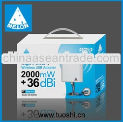 Outdoor wifi adapter with 5m/10m usb cable